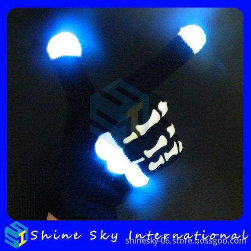 Fashion Stylish Flashing Gym Gloves
